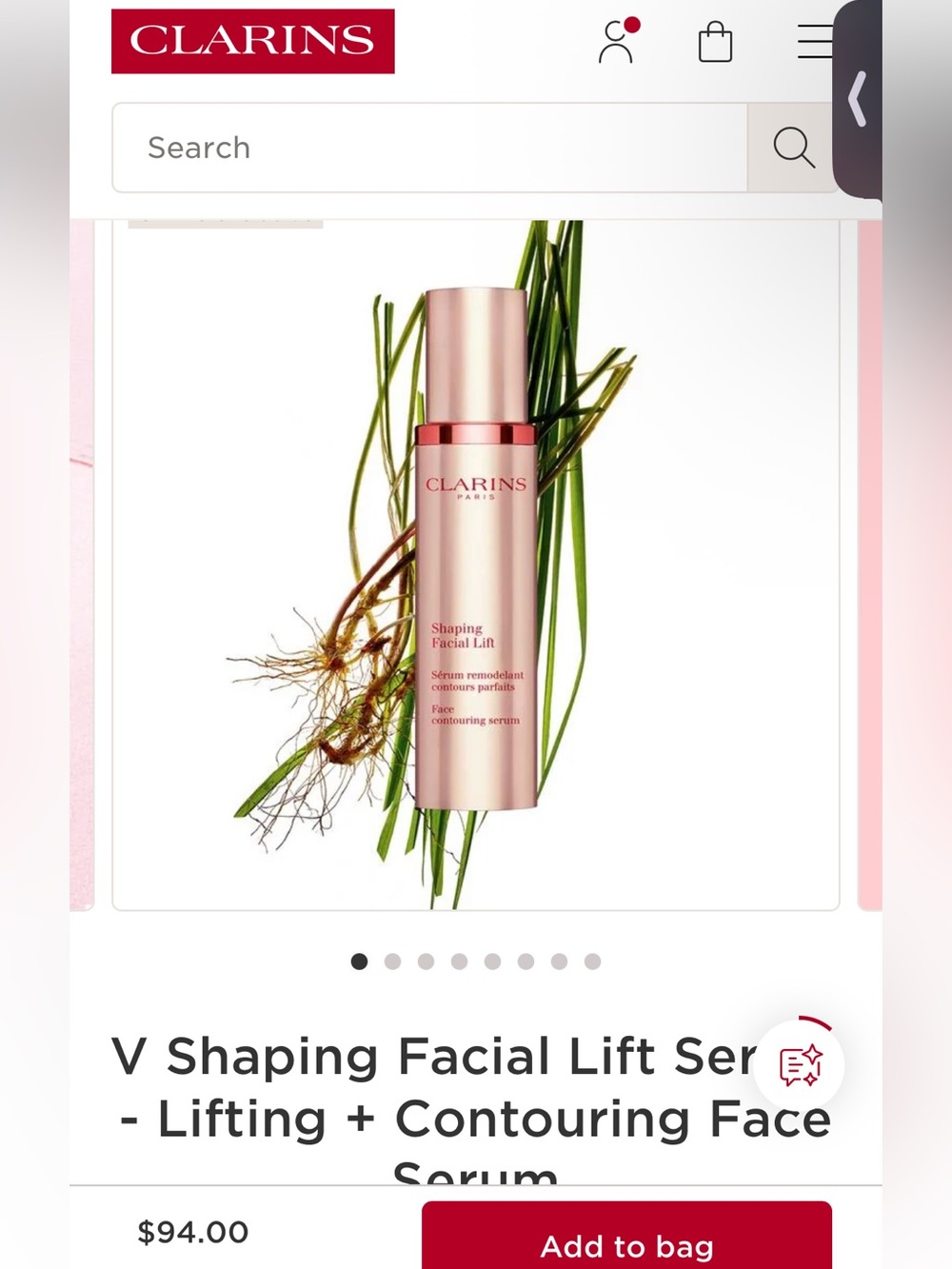 Clarins V Shaping Facial Lift Serum - Picture 3 of 3